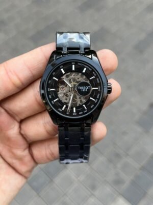 TISSOT 1853 AUTOMATIC PRIMIUM QUALITY FULL BLACK METAL WATCH'
