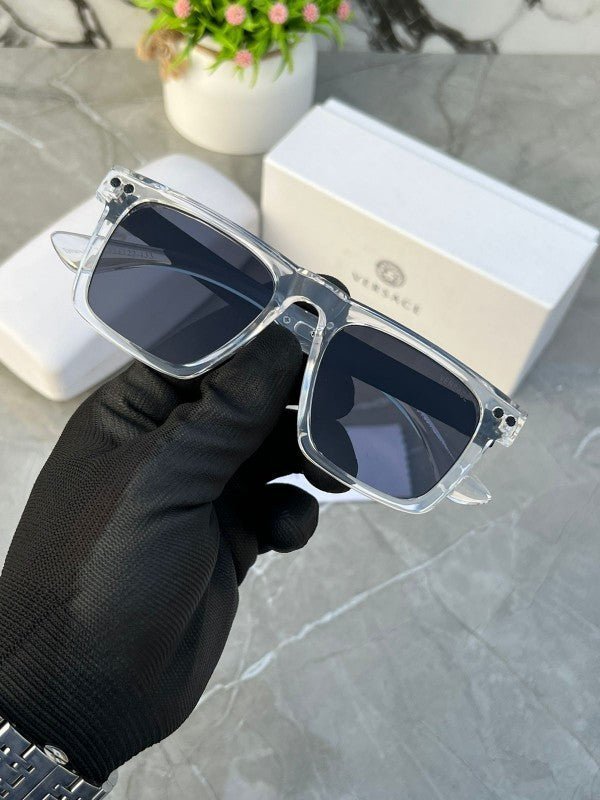 Branded VCSE Sunglasses square 1911 transparent black - Image 3