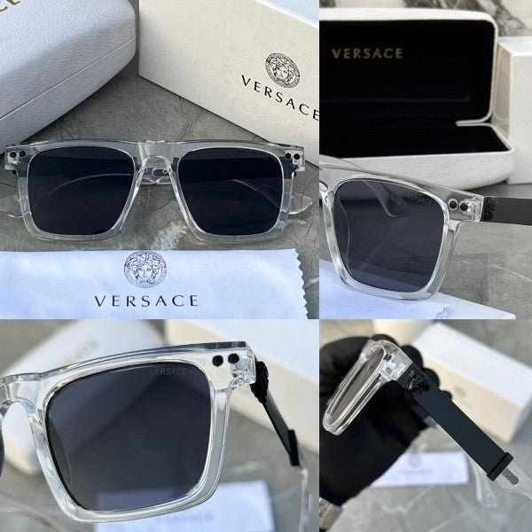 Branded VCSE Sunglasses square 1911 transparent black
