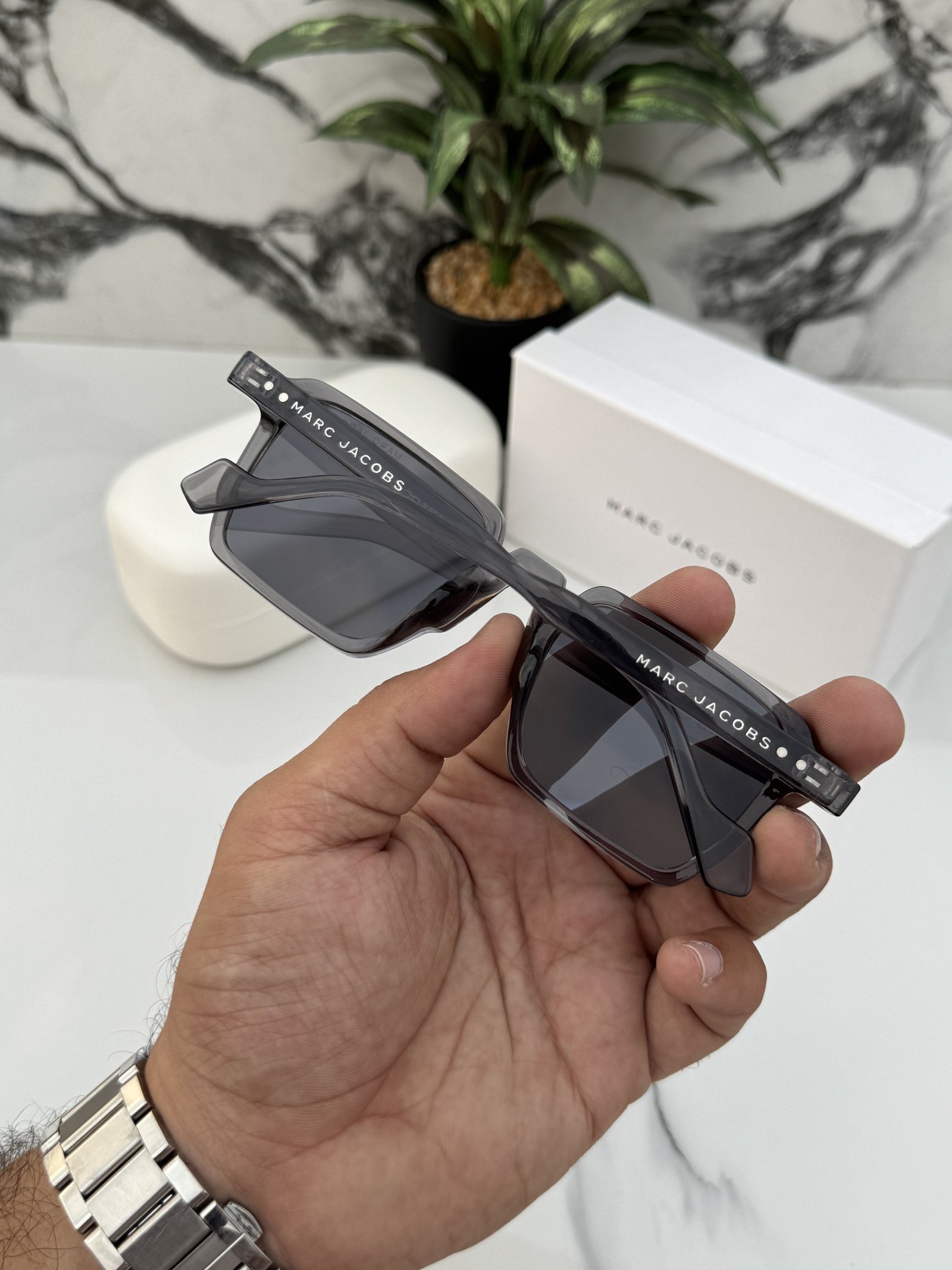 Branded Sunglasses MJ Grey Black - Image 3