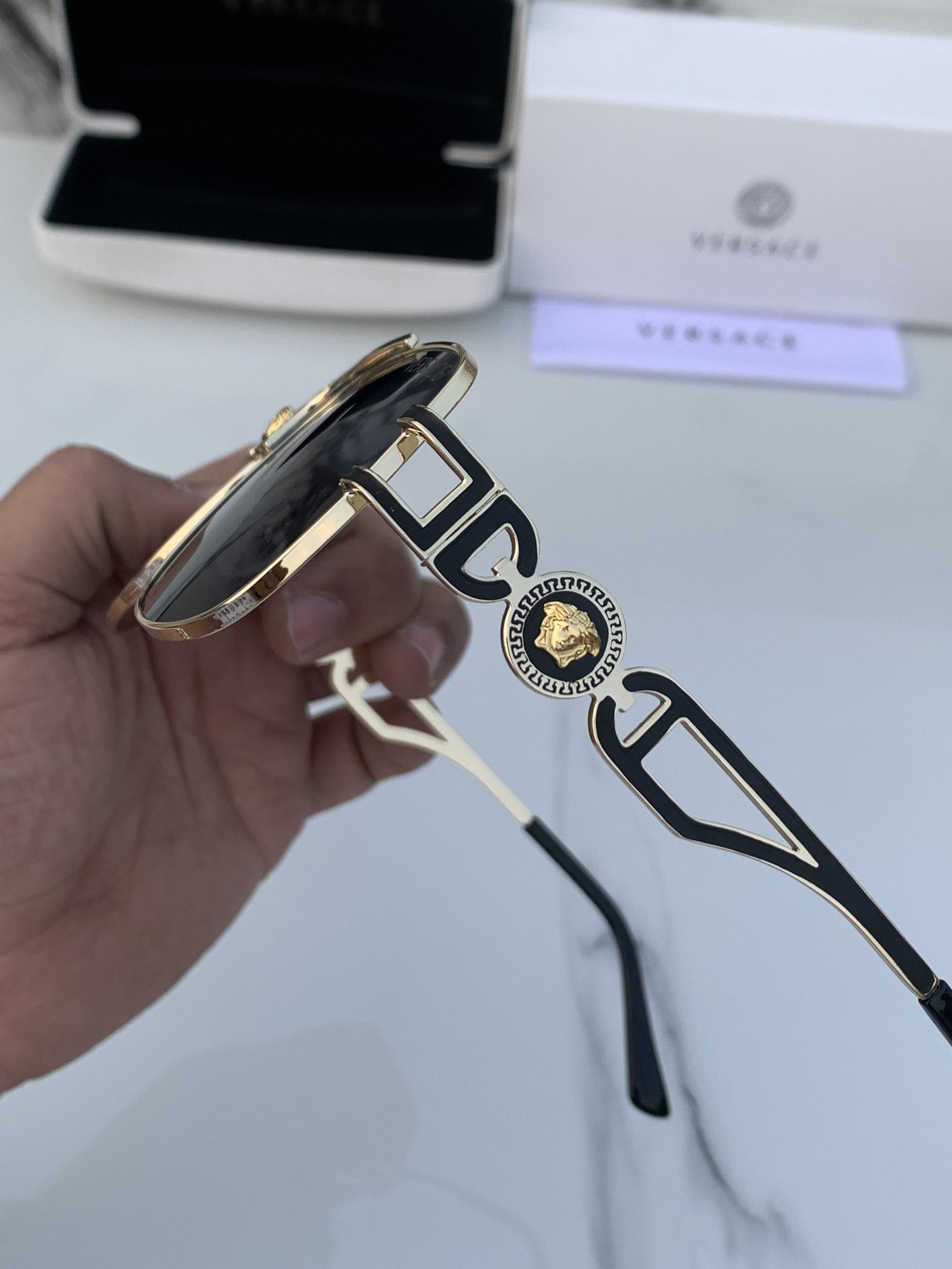 Branded Sunglasses 3628_square_goldblack - Image 2