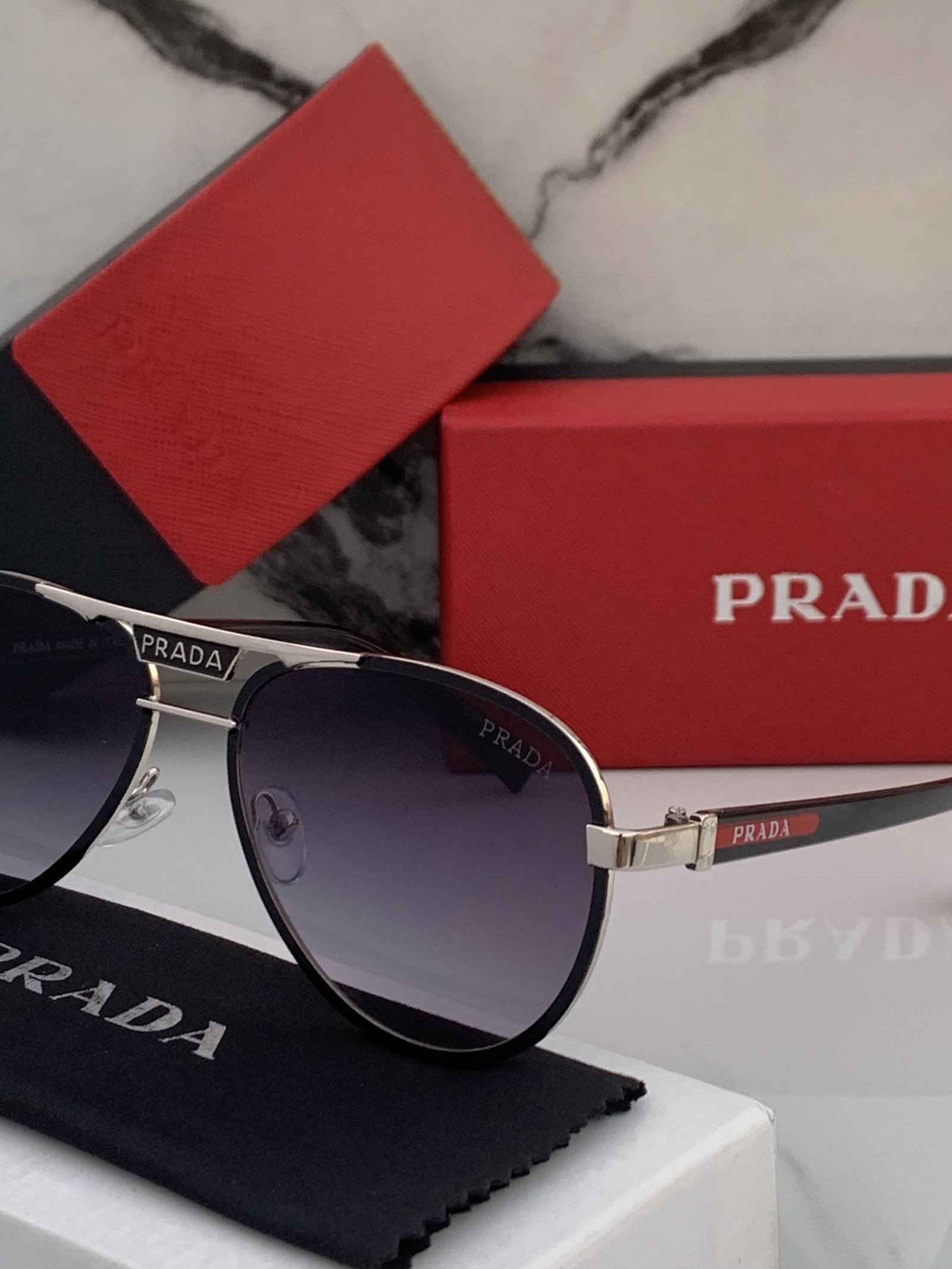 Branded PDA 5147_silver_black Sunglasses - Image 3