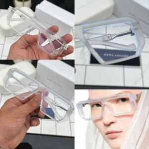 Branded Kokuburm Matt White Sunglasses EW