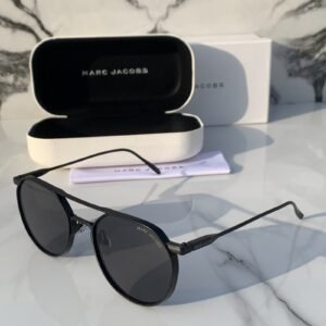 Branded Mj Metal Frame Full Black Sunglasses