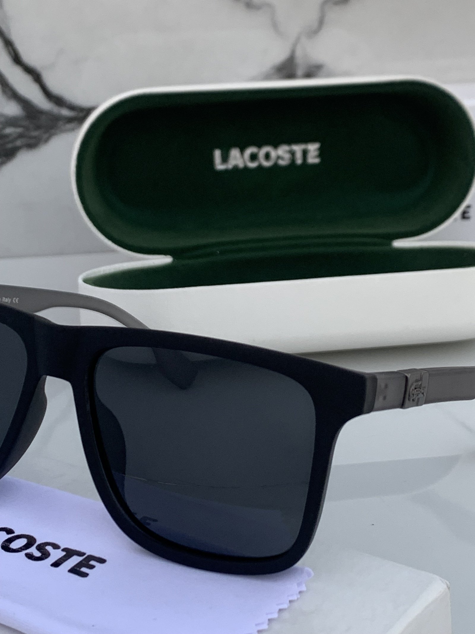Branded LCOSTE Sunglasses Brown - Image 3