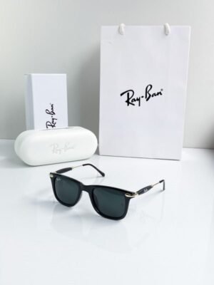Branded  RB Gold Black Sunglasses