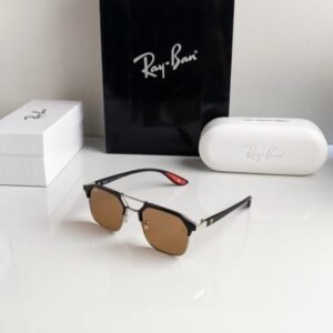 Branded Rb Black Gold Sunglasses Bt