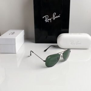 Branded Rb Black Green Aviator Sunglasses Bt