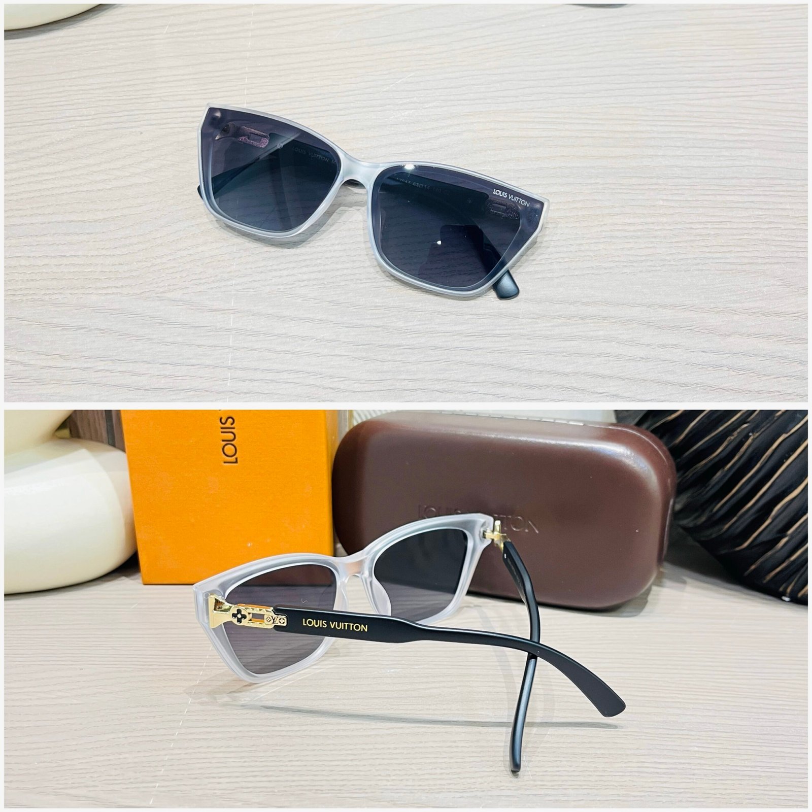 LV Classic Duo: Sleek Black & White Design - Image 2