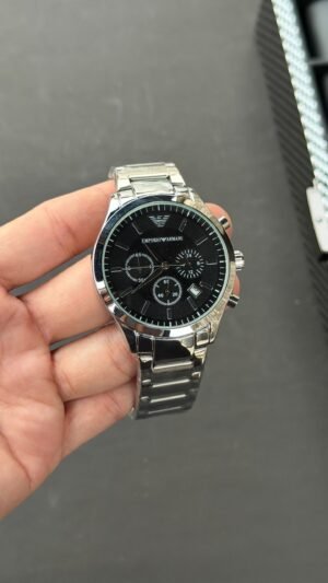 ARMANI EMPORIA SILVER WATCH
