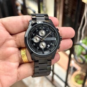 ARMANI BLACK CERAMIC AUTOMATIC PREMIUM WATCH
