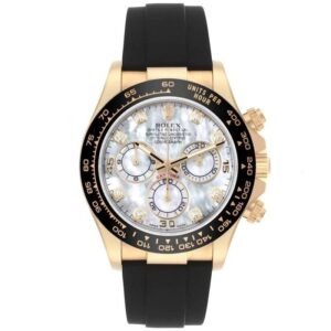 ROLEX COSMOGRAPH DAYTONA (YELLOW) FIBE BELT WATCH