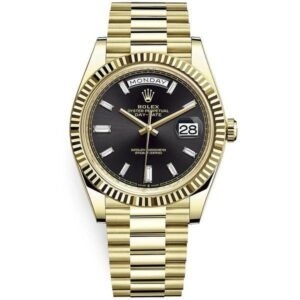 ROLEX DAY DATE 40 (BLACK/GOLD) PREMIUM WATCH