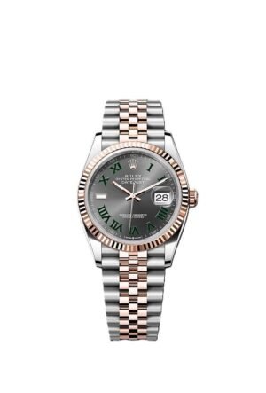 Rolex Datejust Dualtone Grey Dial Metal Watch
