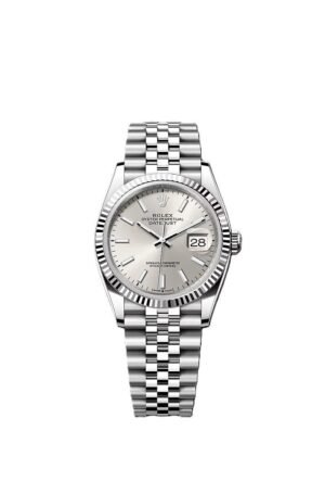 Rolex Date just 36 silver dial