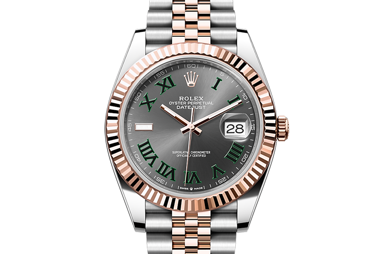 Rolex Datejust Dualtone Grey Dial Metal Watch - Image 5