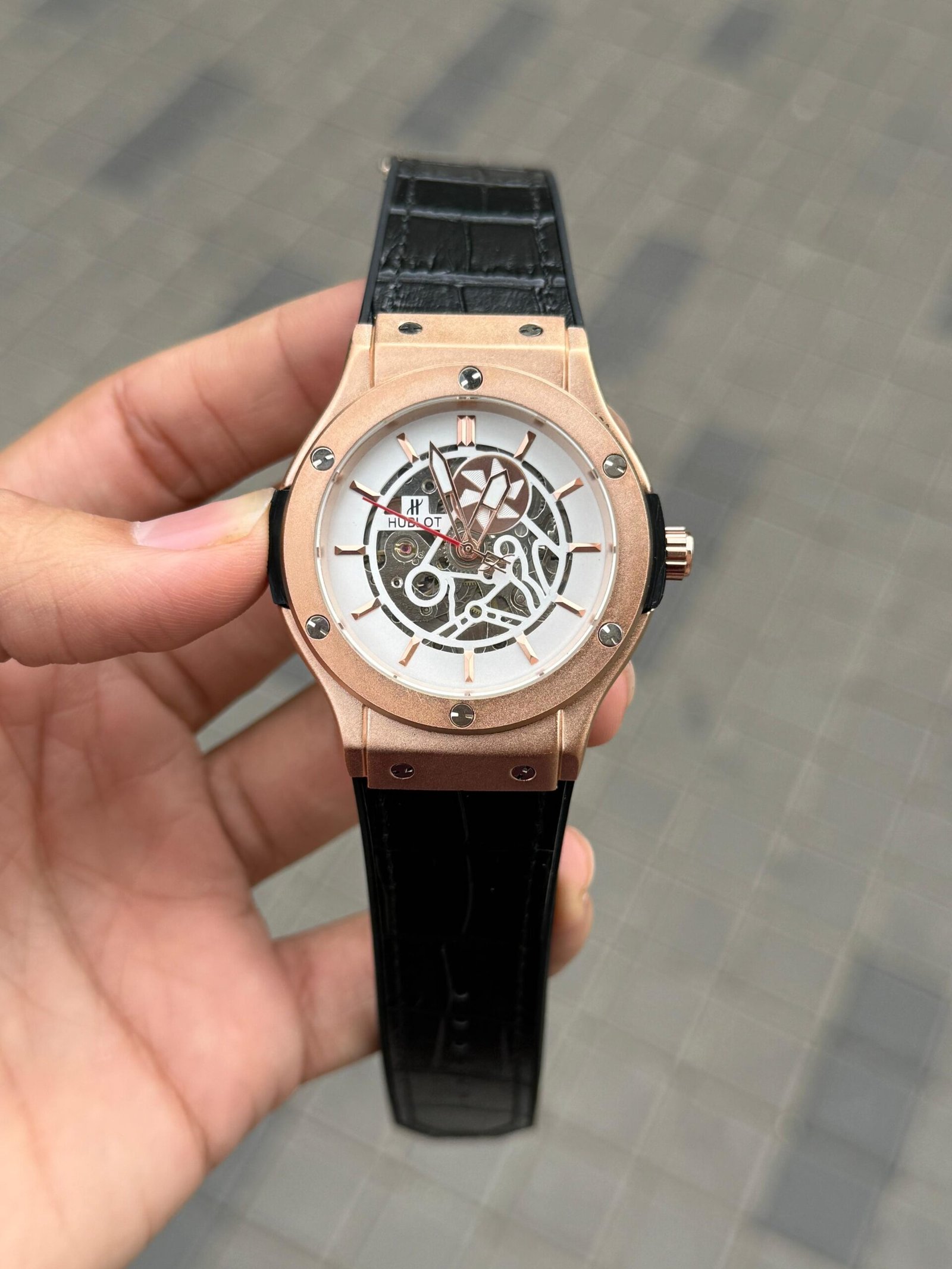 HUBLOT LEATHER BELT